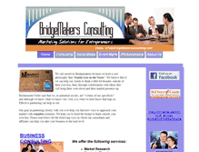Tablet Screenshot of bridgemakersconsulting.com